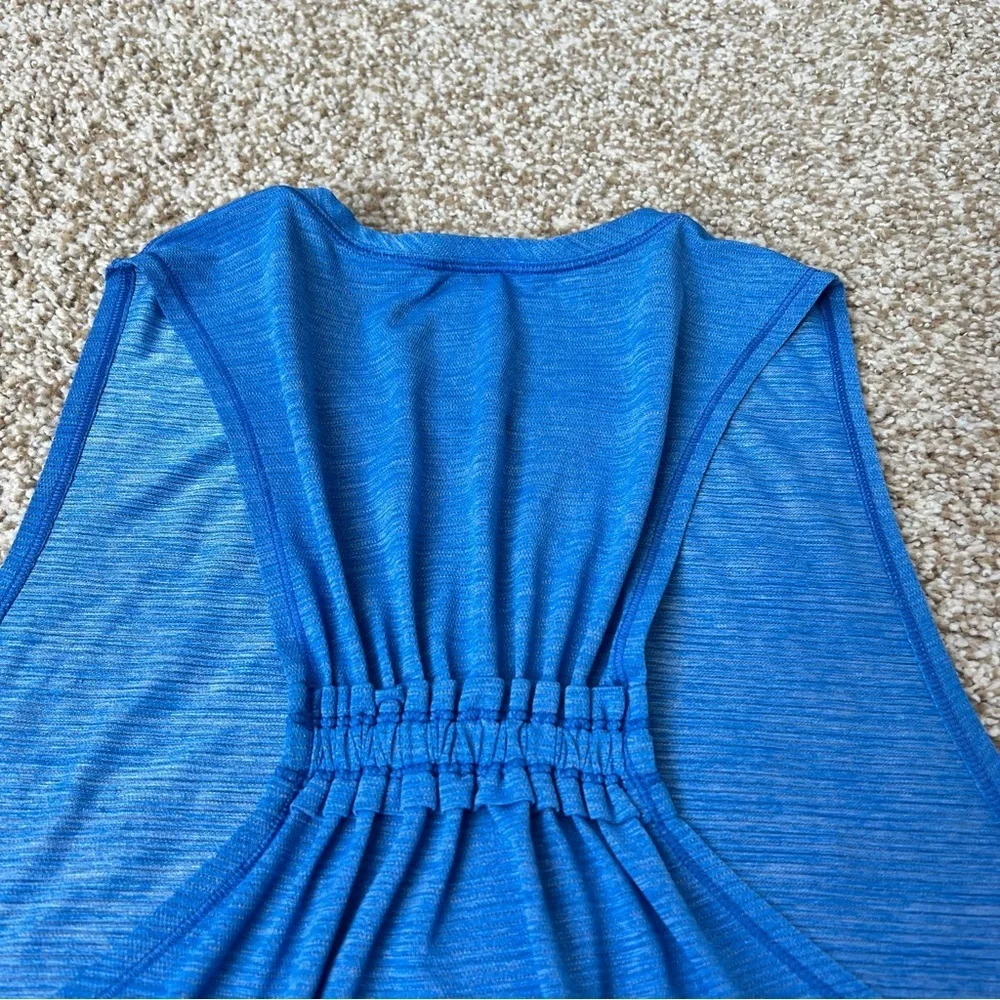 Lululemon In A Cinch Tank Top Heathered Pipe Dream Blue Size 4